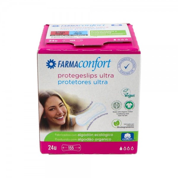 Protege Slip Farmaconfort Ultrafino Algodon 24 Un