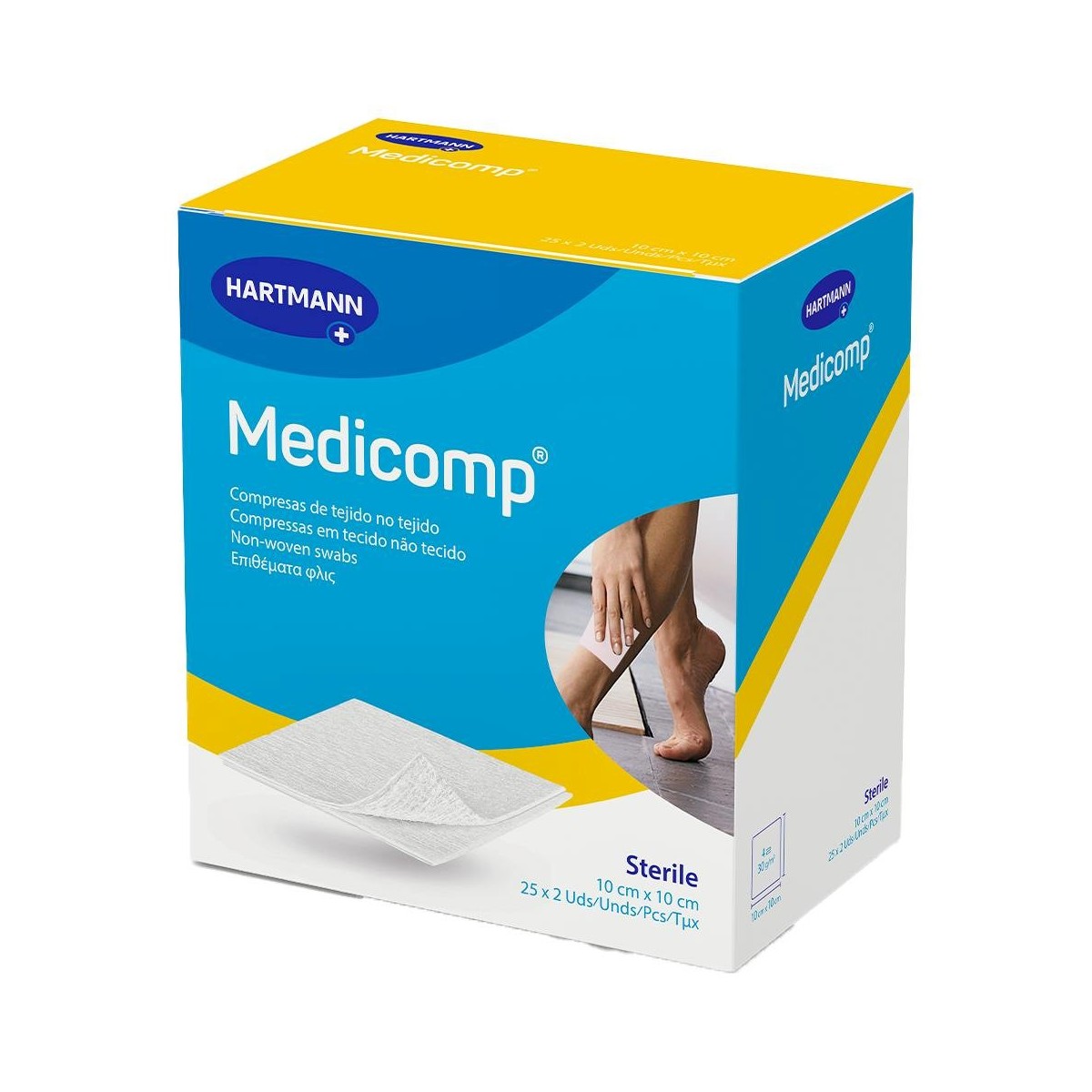 Medicomp gasa estéril 10x10cm 50 uds.