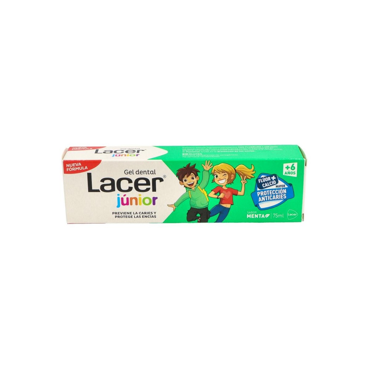 Lacer Junior Gel Dental +6 AÃ±os Menta 75 Ml...