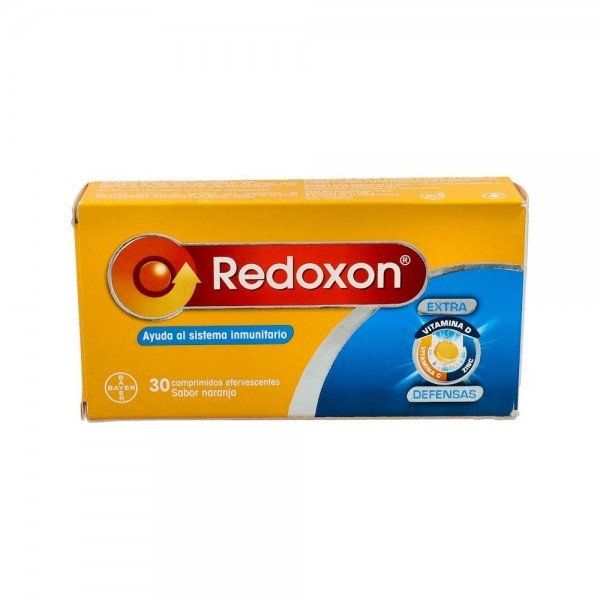 Redoxon Extra Defensas Vit C + Zinc 30 Comp Eferv Naranja