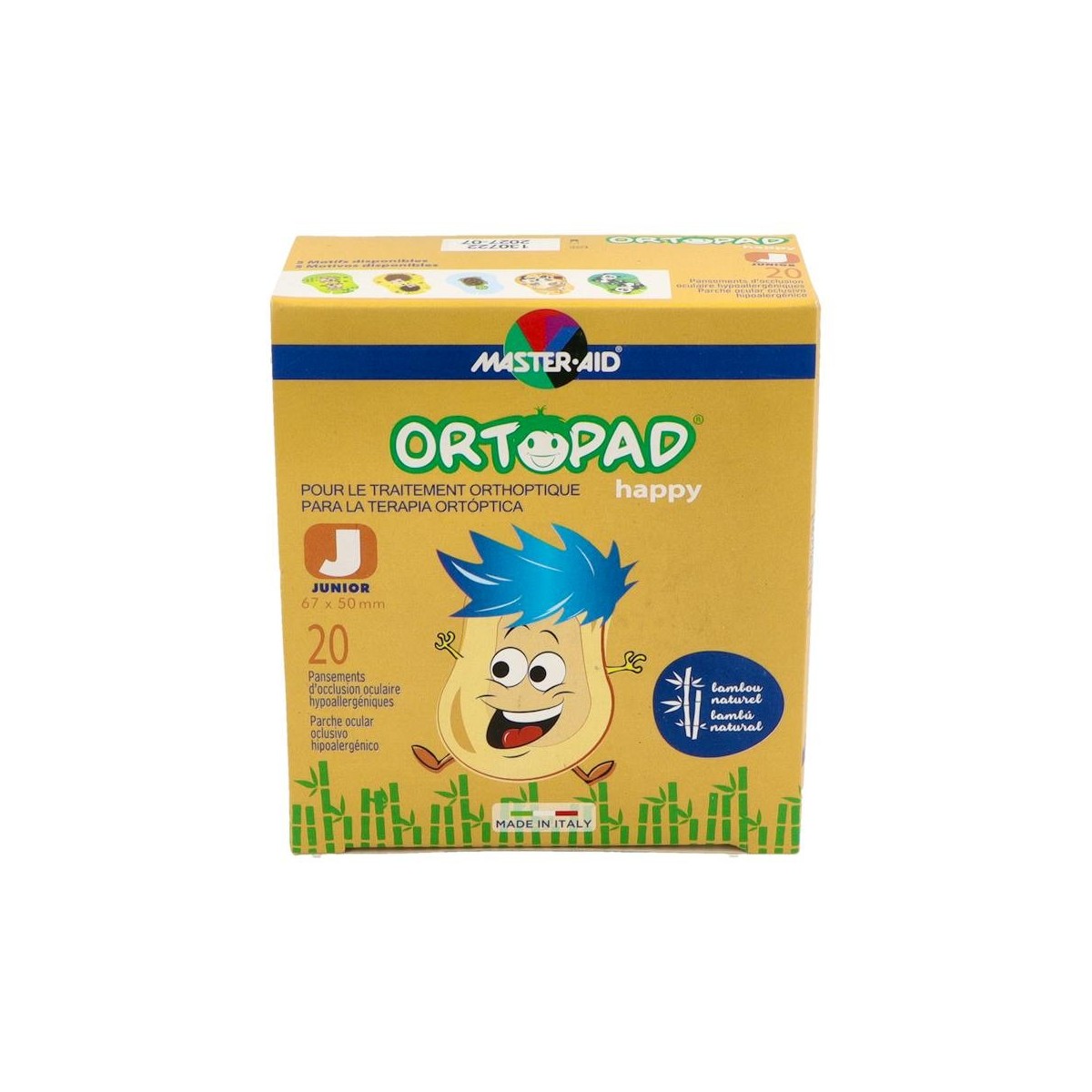 Parche Ortopad Ocular Happy Junior 20 U