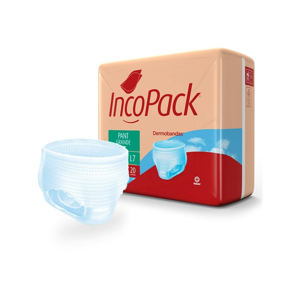 Incopack Pant Talla Grande Día Caja 80 Absorbentes