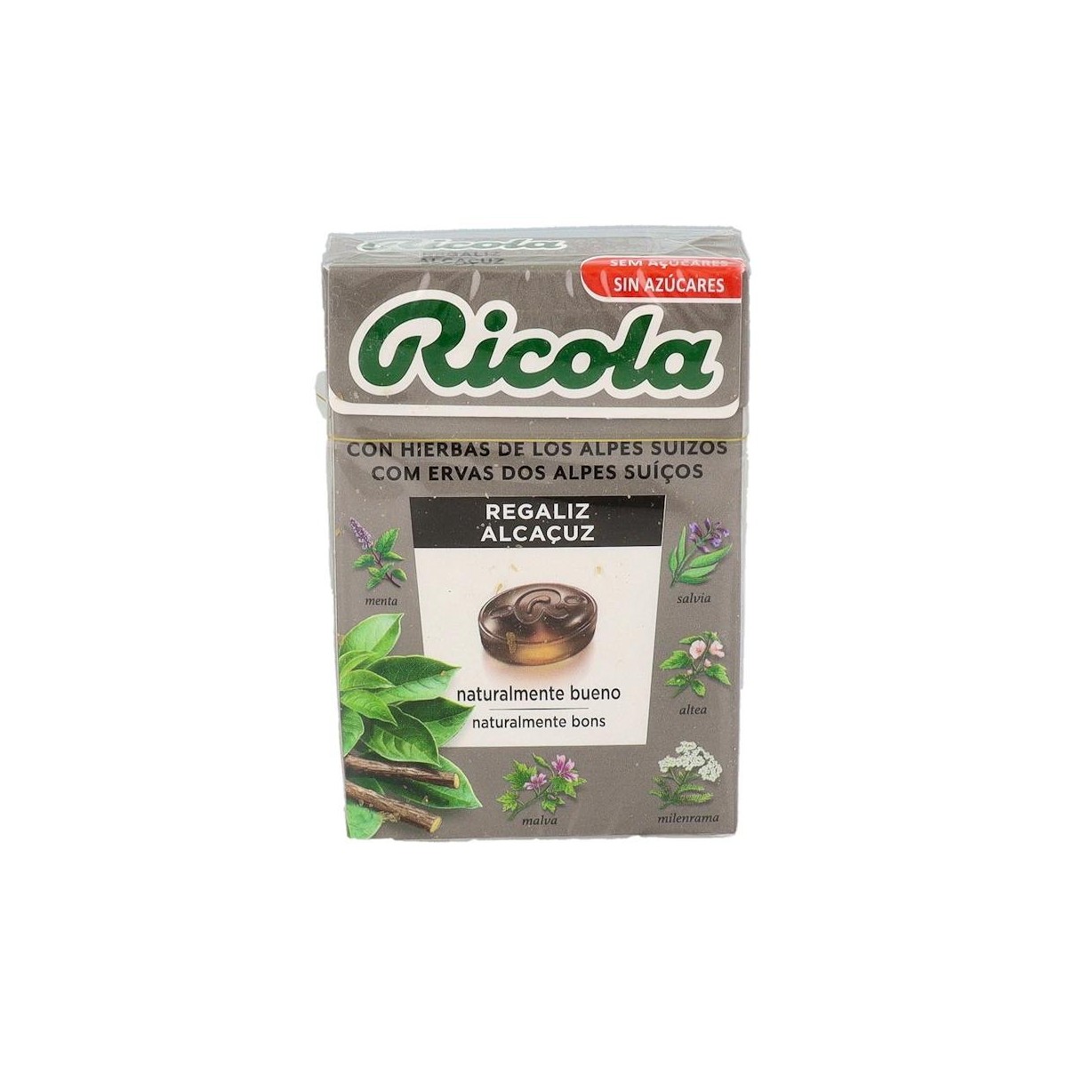 Ricola Caram S/A Regaliz 50 G