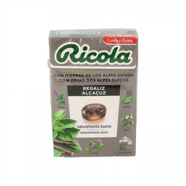 Ricola Caram S/A Regaliz 50 G