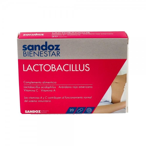 Sandoz Bienestar Lactobacillus 20 Caps