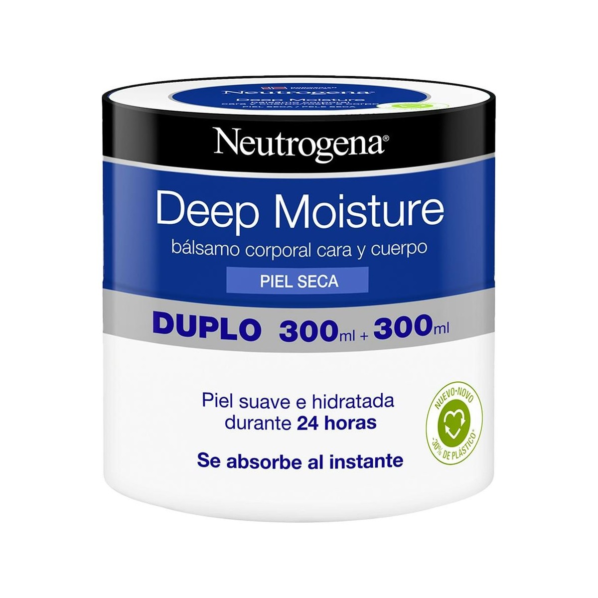 Neutrogena Duplo Conf Balm Azul Tarro 300 +300 Ml