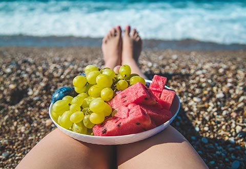 La alimentación en verano